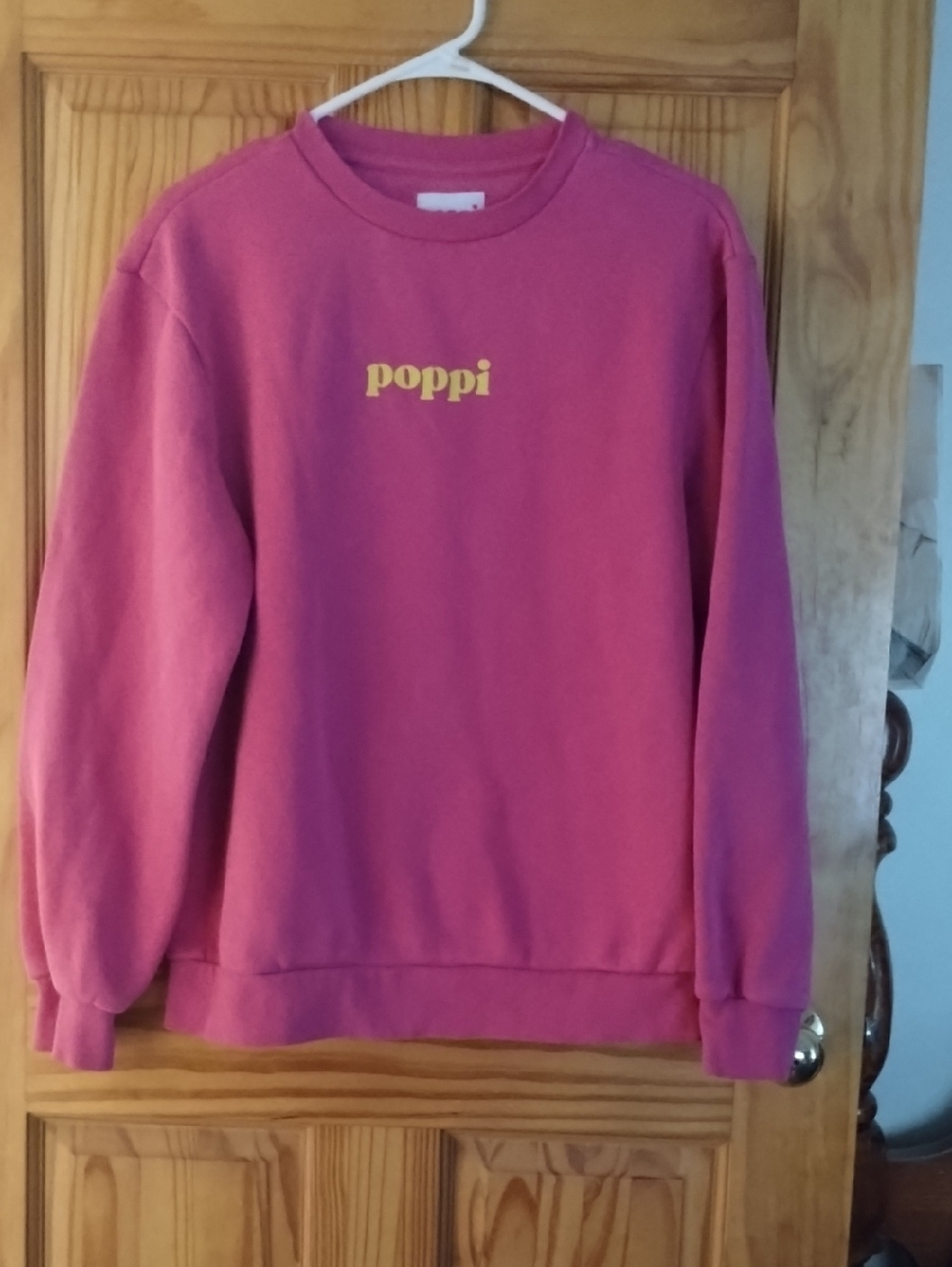 Poppi Crewneck Sweatshirt in Berry Pink